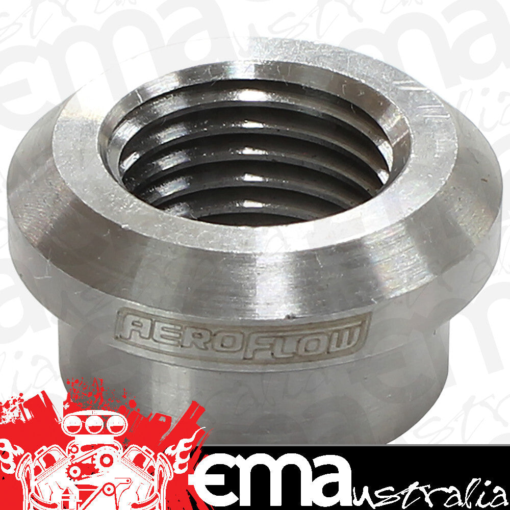 Aeroflow AF996-M14S Steel Weld On Female M14 x 1.5Metric Steel Bung