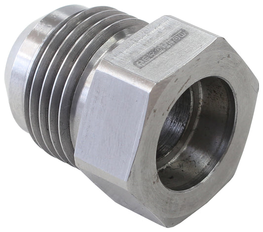 Weld-On Steel Male Hex -6AN Fitting (Suits 3/8" Hardline)