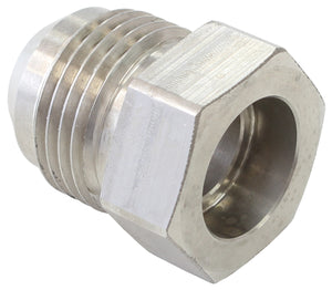 Weld-On Stainless Steel Male Hex -8AN Fitting (Suits 1/2" Hardline)