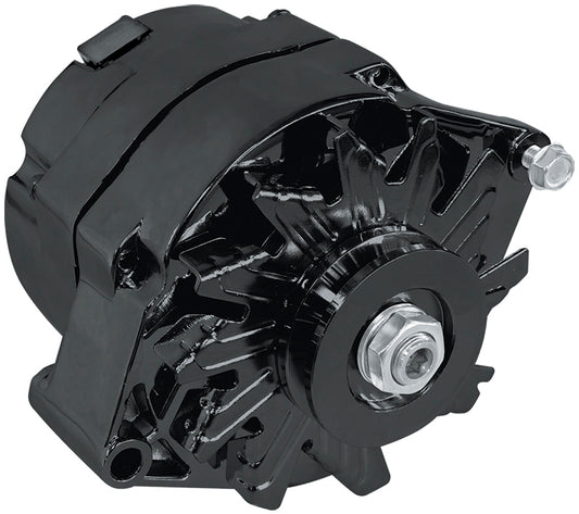 Aeroflow AF4270-1100 GM Black 100 Amp 1 Or 3 Wire Chev Style Alternator