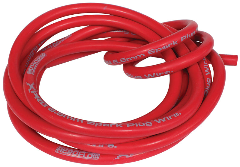 Aeroflow AF4530-0005 Ignition Wire 5 Metre Red Spirol Core Wire 5M