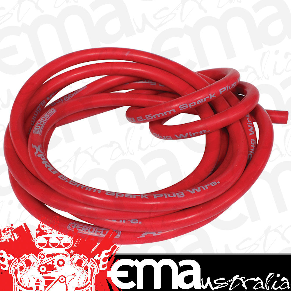 Aeroflow AF4530-0005 Ignition Wire 5 Metre Red Spirol Core Wire 5M