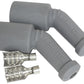 Aeroflow AF4530-3304 Coil Boots & Term LS1 45 Deg 2 Boots Terminal Grey