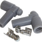 Aeroflow AF4530-3320 Hei Boots & Terminals 90 Deg 2 Boots Terminals Grey