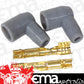 Aeroflow AF4530-3321 Distributor Boots & Terminals 90 Deg 2 Boots Terminals Grey