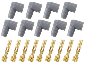 Aeroflow AF4530-8851 9 x Socket Boots & Terminals 90 Deg. 9 Boots & 9 Terminals