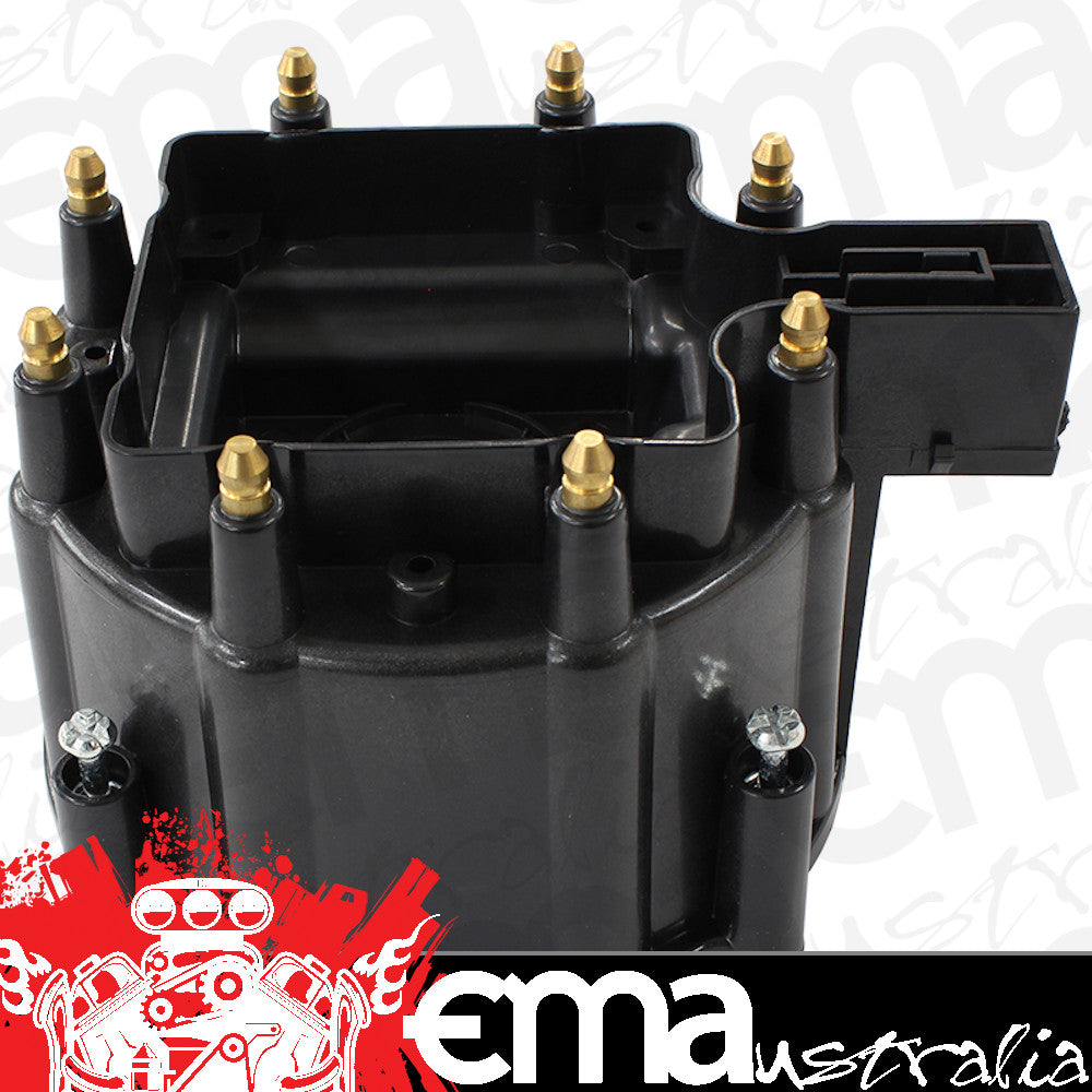 Aeroflow AF4590-8362 Chev V8 Hei Distibutor Cap Black Colour suits 4010-8362
