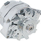 Aeroflow AF4870-1100 GM Chrome 100 Amp 1 Or 3 Wire Chev Style Alternator