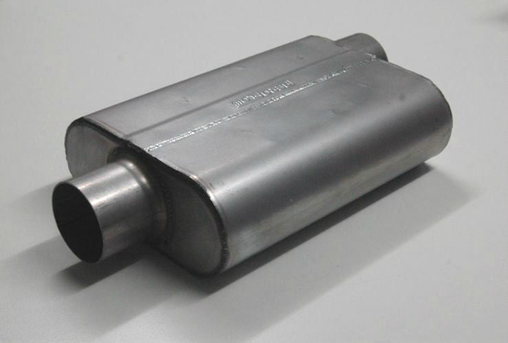 Aeroflow AF5001-300 3" Offset / Center Muffler 13" Length 10" Width 4-1/4" H