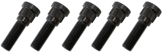 Aeroflow AF5071-1000 7/16" Wheel Studs (5 Pack) .610" Knurl - 19/32 Hole Disc / Drum