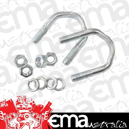 Aeroflow Performance Products AF5074-1006 Forged U-Bolts (Pair) suits 1-1/8" Cap