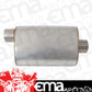 Aeroflow AF5501-300 3" Offset / Center Muffler 13.75" Length 9.45" W 5.3" H