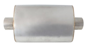 Aeroflow AF5511-250 2.5" Center / Center Muffler 13.75" Length 9.45" W 5.3" H