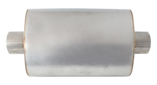 Aeroflow AF5511-300 3" Center / Center Muffler 13.75" Length 9.45" W 5.3" H