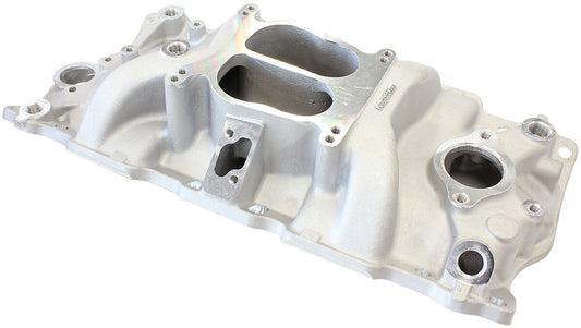 Aeroflow AF6011-1000 SBC CLASSIC INTAKE MANIFOLD DUAL PLANE CHEV 350 NATURAL