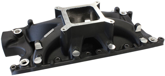 Aeroflow AF6200-2002 SBF HI RISE INTAKE MANIFOLD SINGLE PLANE FORD 302 BLACK