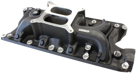 Aeroflow AF6210-2000 SBF STREET INTAKE MANIFOLD DUAL PLANE FORD 302 BLACK