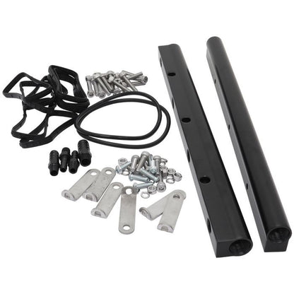 Aeroflow Performance AF6233-6000 GM LS3 Sheet Metal Intake Manifold with Fuel Rail and Mounting Kit