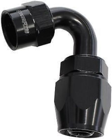 Aeroflow AF7024-04 -4AN 120 Degree Kryptalon Lightweight Big Bore 1 Piece