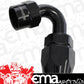 Kryptalon Series One Piece Full Flow Swivel 120?Ÿ?? Hose End -20AN (Black Finish, Suits Kryptalon Series Kevlar Hose) (AF7024-20)