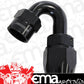 Kryptalon Series One Piece Full Flow Swivel 150?Ÿ?? Hose End -20AN (Black Finish, Suits Kryptalon Series Kevlar Hose) (AF7025-20)