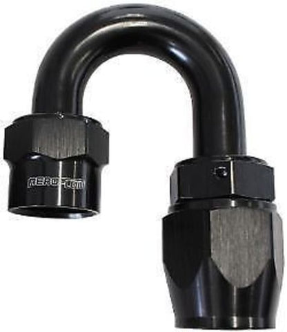Aeroflow Kryptalon Series Kevlar Braid 10AN 180 Degree Lightweight Big Bore 1 Piece Aeroflow Performance Products AF7026-10