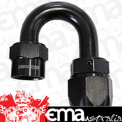 Aeroflow Kryptalon Series Kevlar Braid 10AN 180 Degree Lightweight Big Bore 1 Piece Aeroflow Performance Products AF7026-10