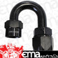 Kryptalon Series One Piece Full Flow Swivel 180?Ÿ?? Hose End -20AN (Black Finish, Suits Kryptalon Series Kevlar Hose) (AF7026-20)