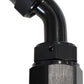 Kryptalon Series One Piece Full Flow Swivel 30?Ÿ?? Hose End -20AN (Black Finish, Suits Kryptalon Series Kevlar Hose) (AF7027-20)