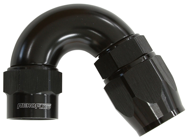Aeroflow AF7055-10 -10AN 150 Degree Kryptalon Full Flow Big Bore 1 Piece