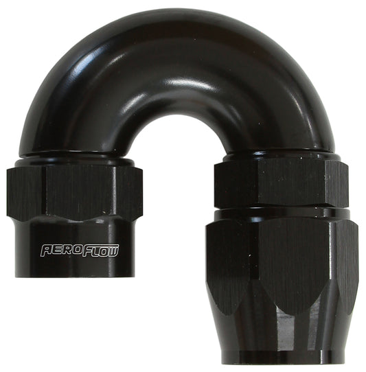 Aeroflow AF7056-06 -6AN 180 Degree Kryptalon Full Flow Big Bore 1 Piece