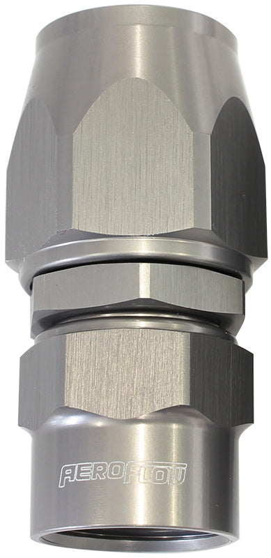 Kryptalon Series One Piece Full Flow Swivel Straight Hose End -20AN (Titanium Finish, Suits Kryptalon Series Kevlar Hose) (AF7821-20)