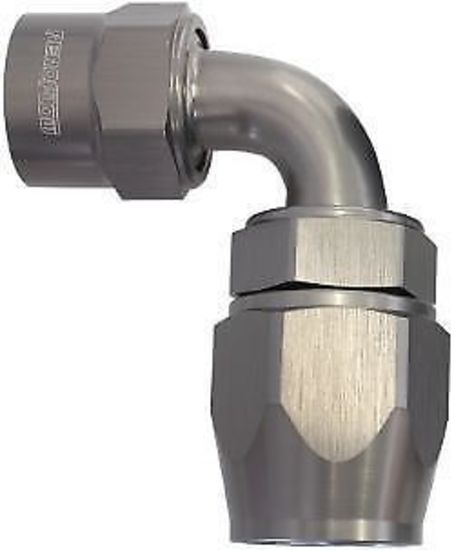 Aeroflow AF7823-04 -4AN 90 Degree Kryptalon Lightweight Big Bore Titanium