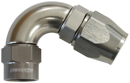 Aeroflow AF7854-12 -12AN 120 Degree Kryptalon Full Flow Big Bore 1 Piece