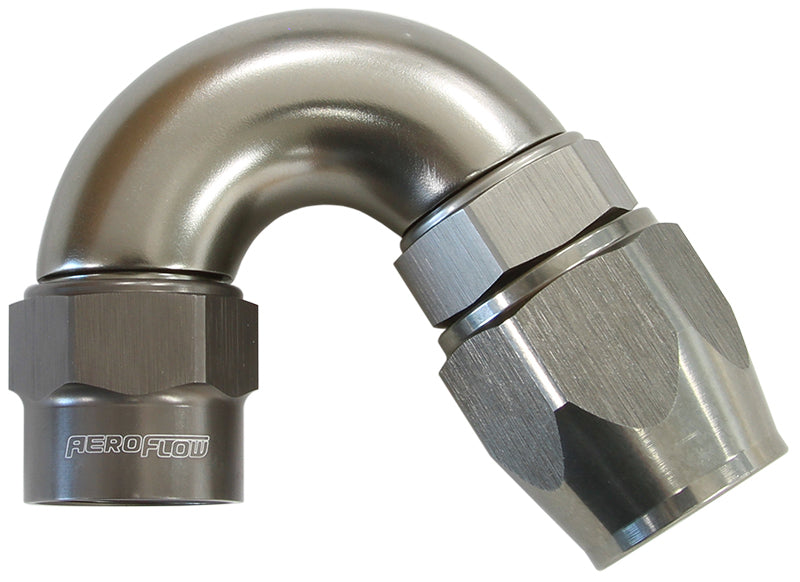 Aeroflow AF7855-10 -10AN 150 Degree Kryptalon Full Flow Big Bore 1 Piece