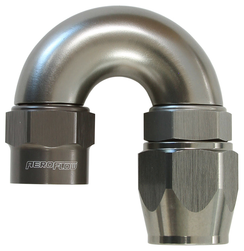 Aeroflow AF7856-08 -8AN 180 Degree Kryptalon Full Flow Big Bore 1 Piece