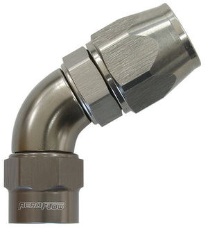 Aeroflow AF7858-10 -10AN 60 Degree Kryptalon Full Flow Big Bore 1 Piece