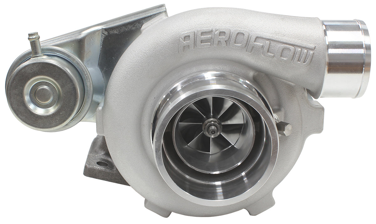 BOOSTED 4628 .64 Turbocharger 200-475HP Rating - Natural Cast Finish (Internal Wastegate, T28 Inlet Flange, 5-Bolt Exhaust Flange)