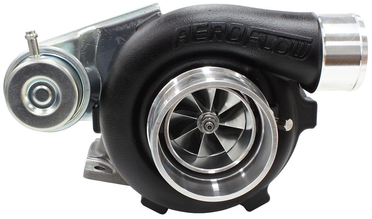 BOOSTED 5328 .64 Turbocharger 275-550HP Rating - Hi Temp Black Finish (Internal Wastegate, T28 Inlet Flange, 5-Bolt Exhaust Flange)