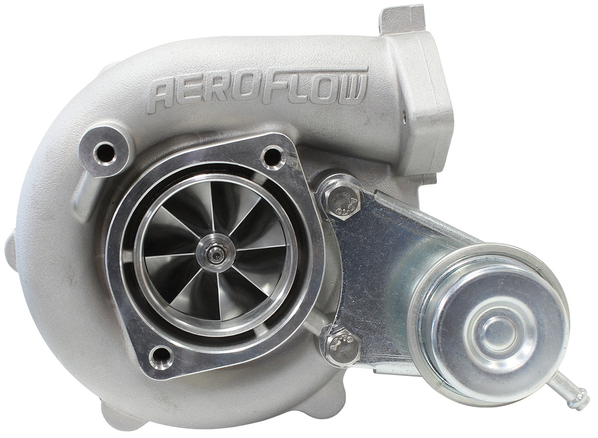 BOOSTED 5328 .64 for Nissan Turbocharger 250-525HP Rating - Natural Cast Finish (Internal Wastegate, T28 Inlet Flange, 5-Bolt Exhaust Flange)