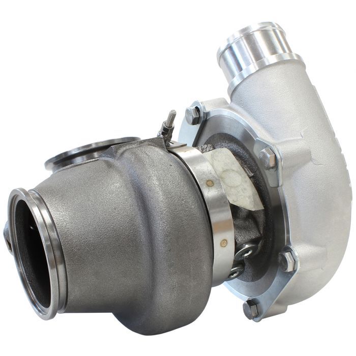Aeroflow Performance AF8005-2013 BOOSTED 4849 .72 Turbocharger 550HP, Natural Cast Finish Internal Wastegate, V-Band Inlet & Exhaust Flanges