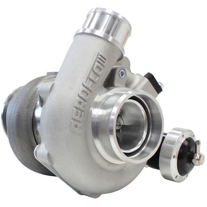 Aeroflow Performance AF8005-2013 BOOSTED 4849 .72 Turbocharger 550HP, Natural Cast Finish Internal Wastegate, V-Band Inlet & Exhaust Flanges