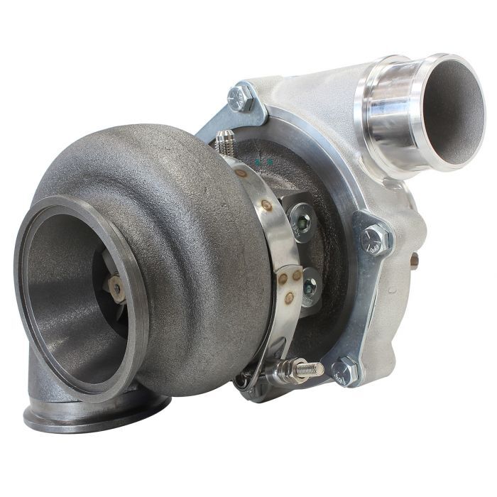 Aeroflow Performance AF8005-2110 BOOSTED 4849 .72 Reverse Rotation Turbocharger 550HP, Natural Cast Finish External Wastegate, V-Band Inlet & Exhaust