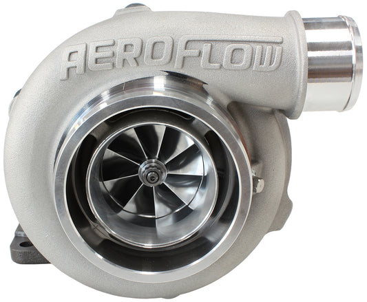 BOOSTED 5855 .82 Turbocharger 400-750HP Rating - Natural Cast Finish (External Wastegate, T3 Inlet Flange, V-Band Exhaust Flange)