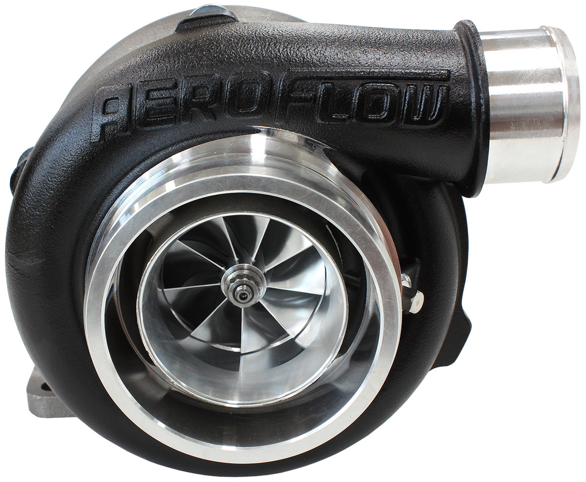 BOOSTED 5855 1.06 Turbocharger 400-750HP Rating - Hi Temp Black Finish (External Wastegate, T3 Inlet Flange, V-Band Exhaust Flange)