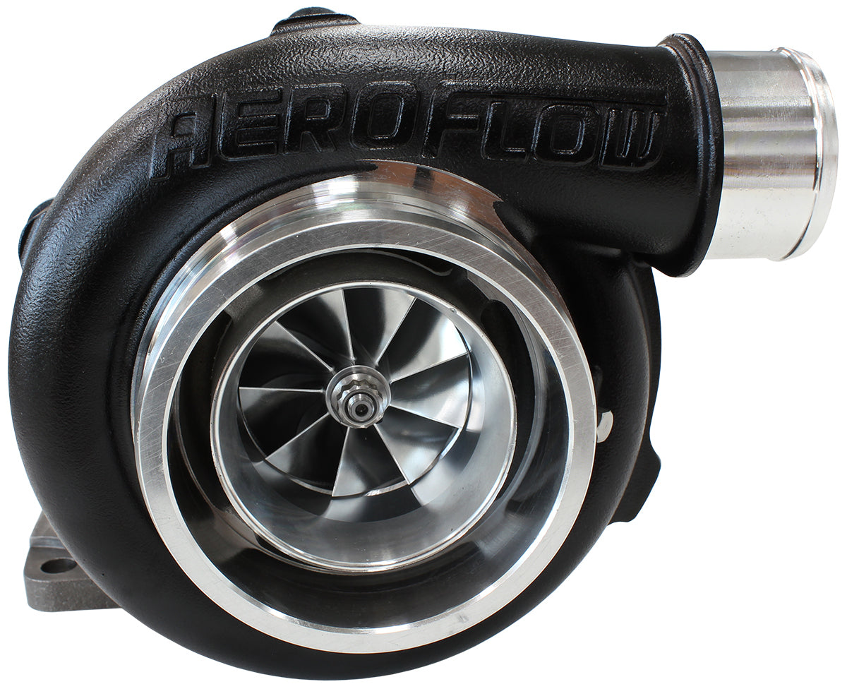 BOOSTED 5862 .63 Turbocharger 400-750HP Rating - Hi Temp Black Finish (External Wastegate, T3 Inlet Flange, V-Band Exhaust Flange)
