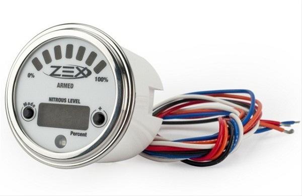 ZEX ZEX82395 Nitrous Level Gauge Monitors Level In Bottle