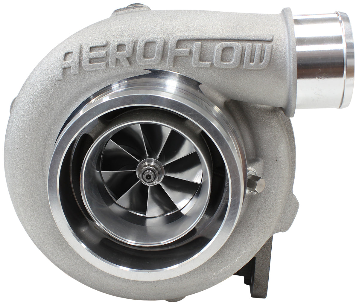 BOOSTED 5862 1.06 Turbocharger 400-750HP Rating - Natural Cast Finish (External Wastegate, T3 Inlet Flange, V-Band Exhaust Flange)