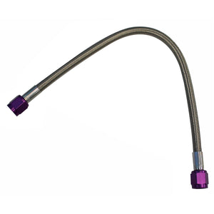 ZEX ZEXNS6598 Hose 12 -4AN W/Purple -4AN Nuts
