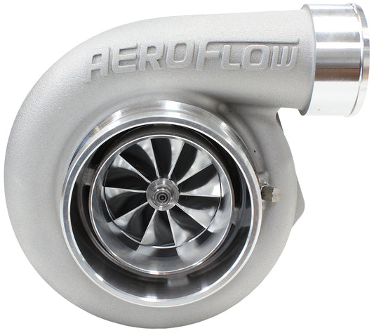 BOOSTED 6762 .83 V-BAND Turbocharger 550-1000HP Rating - Natural Cast Finish (External Wastegate, V-Band Inlet & Exhaust Flanges)